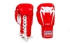 Перчатки боксерские кожаные Venum Giant VL-5786-R красные