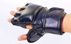 Перчатки для смешанных единоборств MMA Flex Venum Challenger VL-5789-BK черные - Фото №3