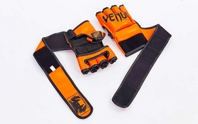 Перчатки для смешанных единоборств MMA Flex Venum Elite Neo VL-5788-OR оранжевые - Фото №4