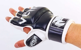 Перчатки для смешанных единоборств MMA Flex Venum Undisputed VL-5790-BK черные - Фото №3