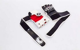 Перчатки для смешанных единоборств MMA Flex Venum Undisputed VL-5790-BK черные - Фото №4