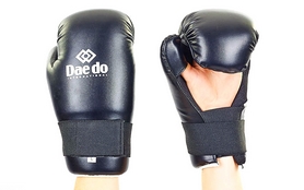 Перчатки для тхэквондо Daedo VL-5823-BK черные - Фото №2