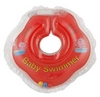 Круг на шею Baby Swimmer Classic с погремушками красный