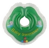 Круг на шею Baby Swimmer Classic с погремушками салатовый