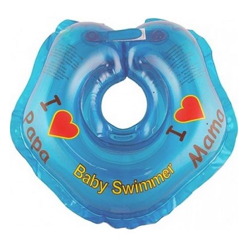 

Круг на шею Babyswimmer «Я люблю» синий