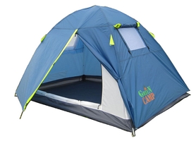 Палатка двухместная GreenCamp 1001-B синяя