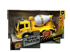 Машинка Dave Toy Junior trucker Бетономішалка 33023 (28 см) - Фото №3