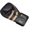 Боксерские перчатки RDX Leather 40249 Black Gold - Фото №2