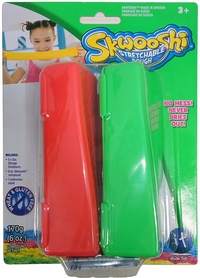Набор для лепки Irvin Toys Skwooshi 2 цвета в упаковке - Фото №2