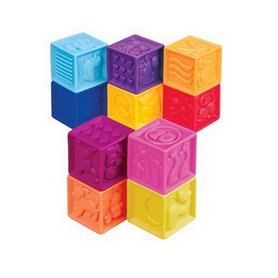 Кубики силиконовые развивающие Battat "Посчитай-ка!"