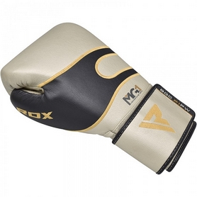 Боксерские перчатки RDX Leather Pearl 40247 White - Фото №2