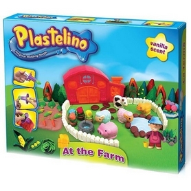 Набор для лепки Plastelino Веселая ферма