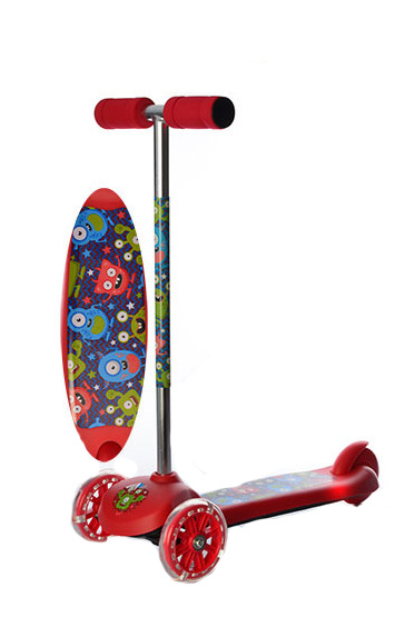 

Самокат детский трехколесный 4Kids Mini BB 3-041-K красный