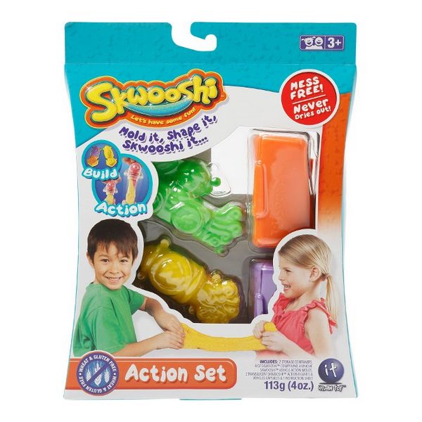 

Набор для лепки Irvin Toys Skwooshi 2 формы