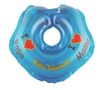 Коло на шию Baby Swimmer KP101040 блакитний з брязкальцями