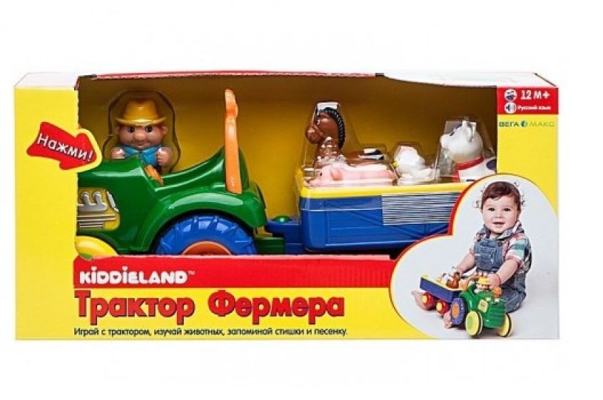 

Набор игровой Kiddieland "Трактор фермера" (озвуч. рус. яз.)