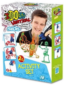 Набор для детского творчества с 3D-маркером IDO3D "Неон"