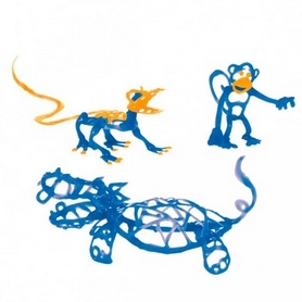 Набор для детского творчества с 3D-маркером IDO3D "Зоопарк" - Фото №3