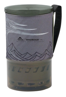 Чашка Cascade Designs WindBurner Pot 1 л серая