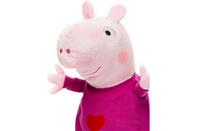 Игрушка мягкая Peppa "Пеппа с вышитым сердцем" 30 см - Фото №3