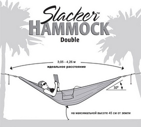 Гамак двомісний Cascade Designs Hammock Double червоний - Фото №2