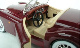 Авто-конструктор Bburago Jaguar XK 120 Roadster (1948) (вишневий, 1:24) - Фото №4