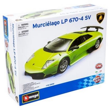Авто-конструктор Bburago Lamborghini Murcielago LP670-4 SV (зеленый, 1:24)