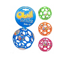Мяч Kids II OBall с погремушкой 10 см - Фото №6