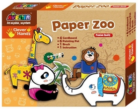 Набор игровой Bino Avenir Clever Hands Бумажный зоопарк