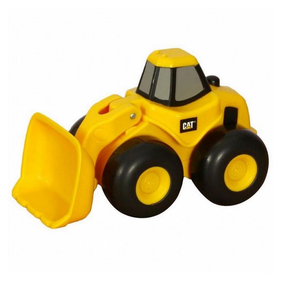 

Машинка Toy State инерционная CAT "Экскаватор", 12 см, Желтый