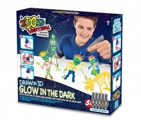 Набор для детского творчества с 3D-маркером IDo3D "Светящиеся в темноте" 166095