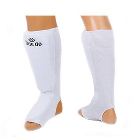 Защита для ног (голень+стопа) трикотажная Daedo BO-5486-W белая