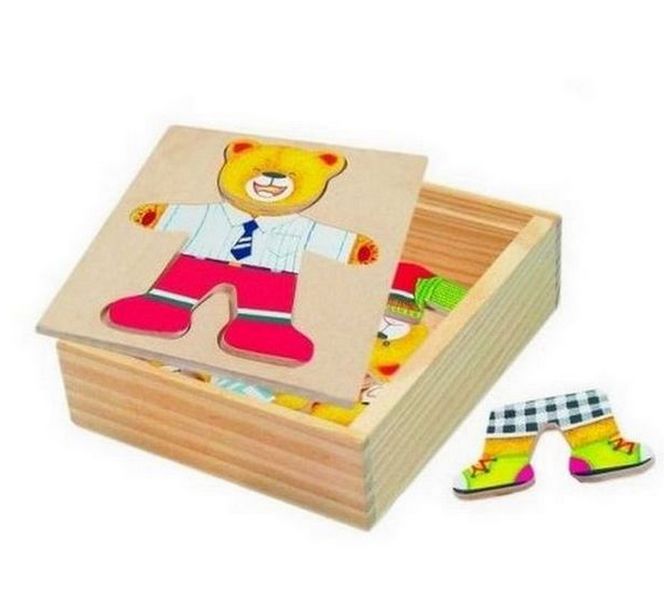 

Игра развивающая Bino Шкаф для одежды "Медвежонок"
