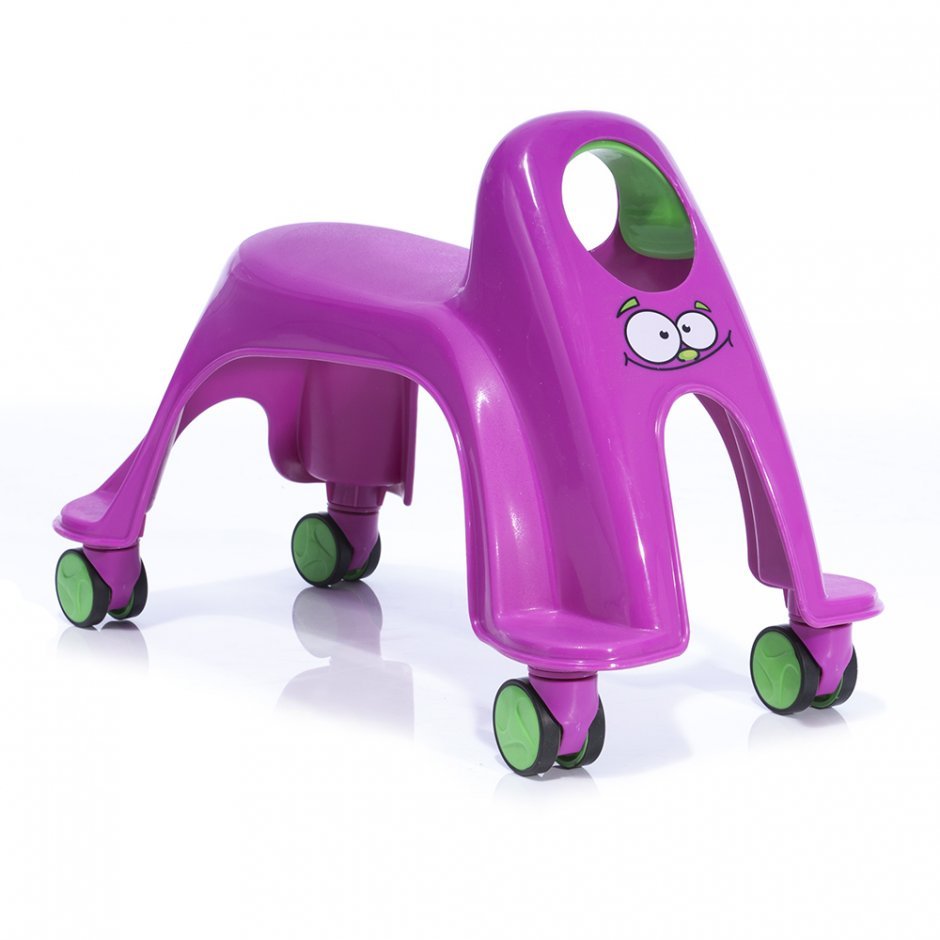 

Каталка детская Whirlee ToyMonster лиловый неон, Лиловый;розовый