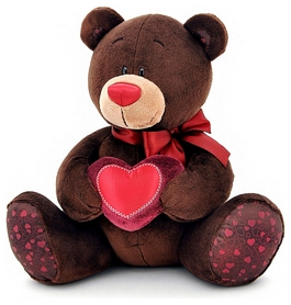 Игрушка мягкая Orange Choco Мишка с сердцем, 30 см
