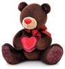 Игрушка мягкая Orange Choco Мишка с сердцем, 30 см