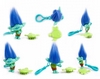 Игрушка с клипсой Тролли Zuru TrollsTrue Coloe Branch 10,5 см синяя - Фото №2