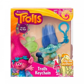 Іграшка з кліпсою Тролі Zuru TrollsTrue Coloe Branch 10,5 см синя - Фото №3