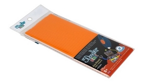Набор стержней для 3D-ручки 3Doodler Start оранжевый (24 шт)