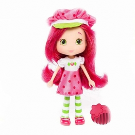 Лялька Шарлотта Земляничка серії "Модні зачіски" - Земляничка 15 см рожева