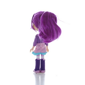 Кукла Шарлотта Земляничка серии "Модные прически" - Сливка 15 см фиолетовая - Фото №3