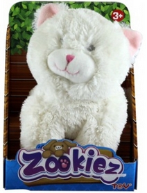 Игрушка мягкая ToyTarget Zookies "Котенок" белый, 17 см - Фото №2