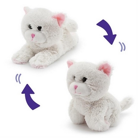 Игрушка мягкая ToyTarget Zookies "Котенок" белый, 17 см - Фото №4