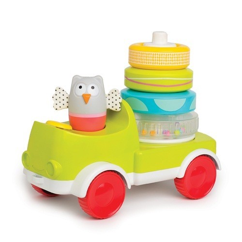 

Машинка с пирамидкой развивающая Taf Toys Совушка-малышка: Два в одном