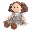 Игрушка мягкая Lava кукла Карина в коричневом платье 24 см