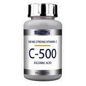 Витамин Scitec Nutrition С Scitec Essentials C-500 (100 капсул)