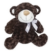 Іграшка м'яка Grand "Ведмідь" з бантом 33 см коричневий