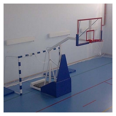 Стійка баскетбольна мобільна, винос 1600 мм, SS00077