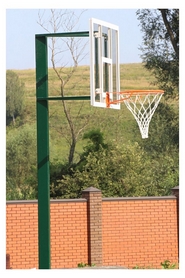Стійка баскетбольна стаціонарна, винос 400-600 мм, SS00071