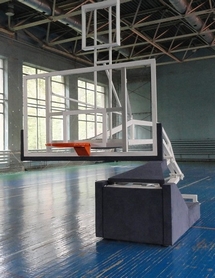 Стійка баскетбольна мобільна, винос 3250 мм, SS00076 - Фото №3
